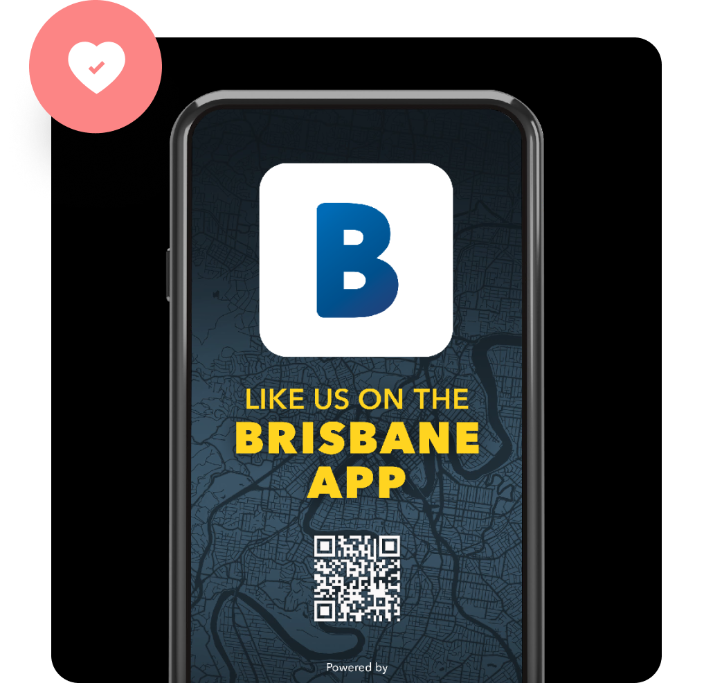 Preview of the Brisbane App instore window decal